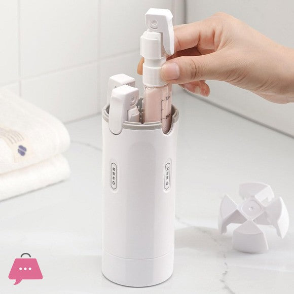 4 in 1 Travel Dispenser Bottle Leak Proof Travel Pump Bottles