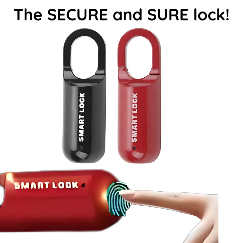 Fingerprint Padlock, USB Rechargeable